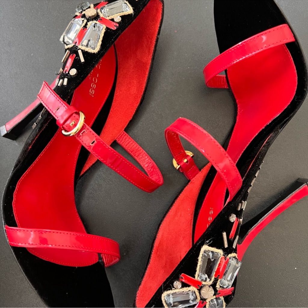 Sergio Rossi Jeweled Heels New In Box